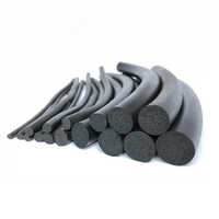High Grade Silicone Rubber Cord - Color: Black