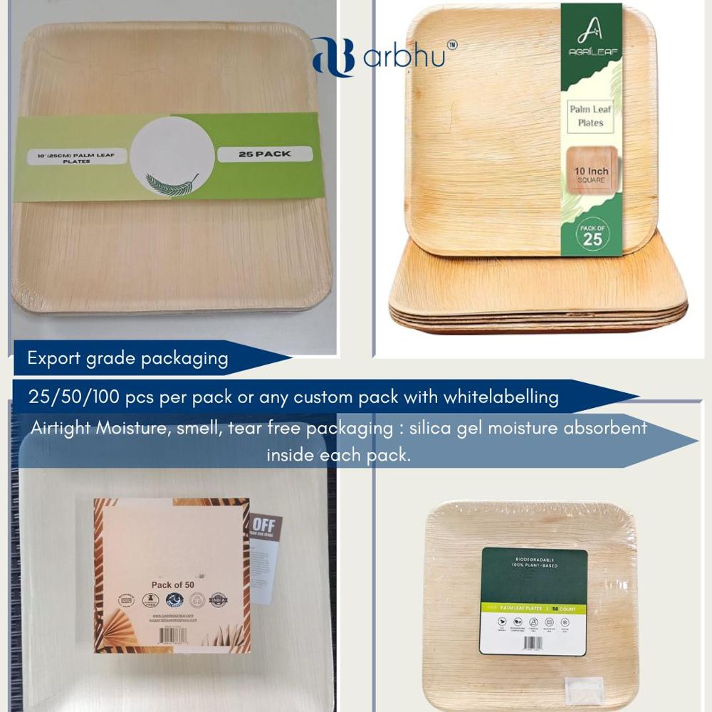 Palm Leaf Plates - Application: Natural