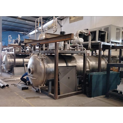 Vacuum Freeze Dryer - Stainless Steel, 0 to -25°C Temperature Range, Silver Color, 220-240 Ampere Voltage, 20 Kw Power Consumption, Digital Display, Warranty