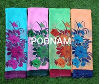 Printed Georgette Saree - Color: Multicolor