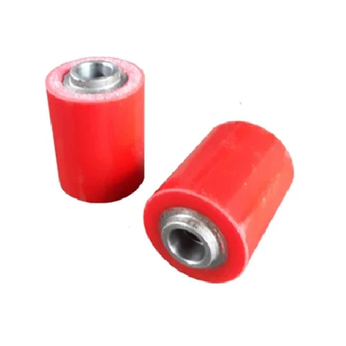 Pu Coated Roller - Color: Red