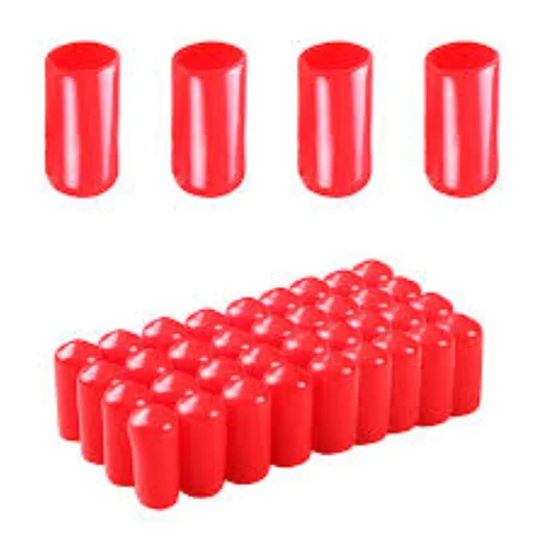 10mm Pvc Protective Cap - Color: Red