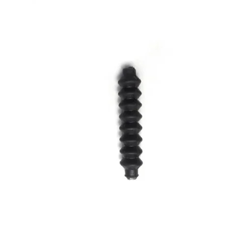 4 Inch Rubber Coil Spring - Color: Black