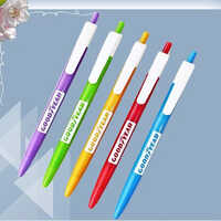 Promotional Pen With Logo - Plastic Material, Regular Size, Multicolor Design | Fun And Unique Writing Tool, High-quality Customization Options