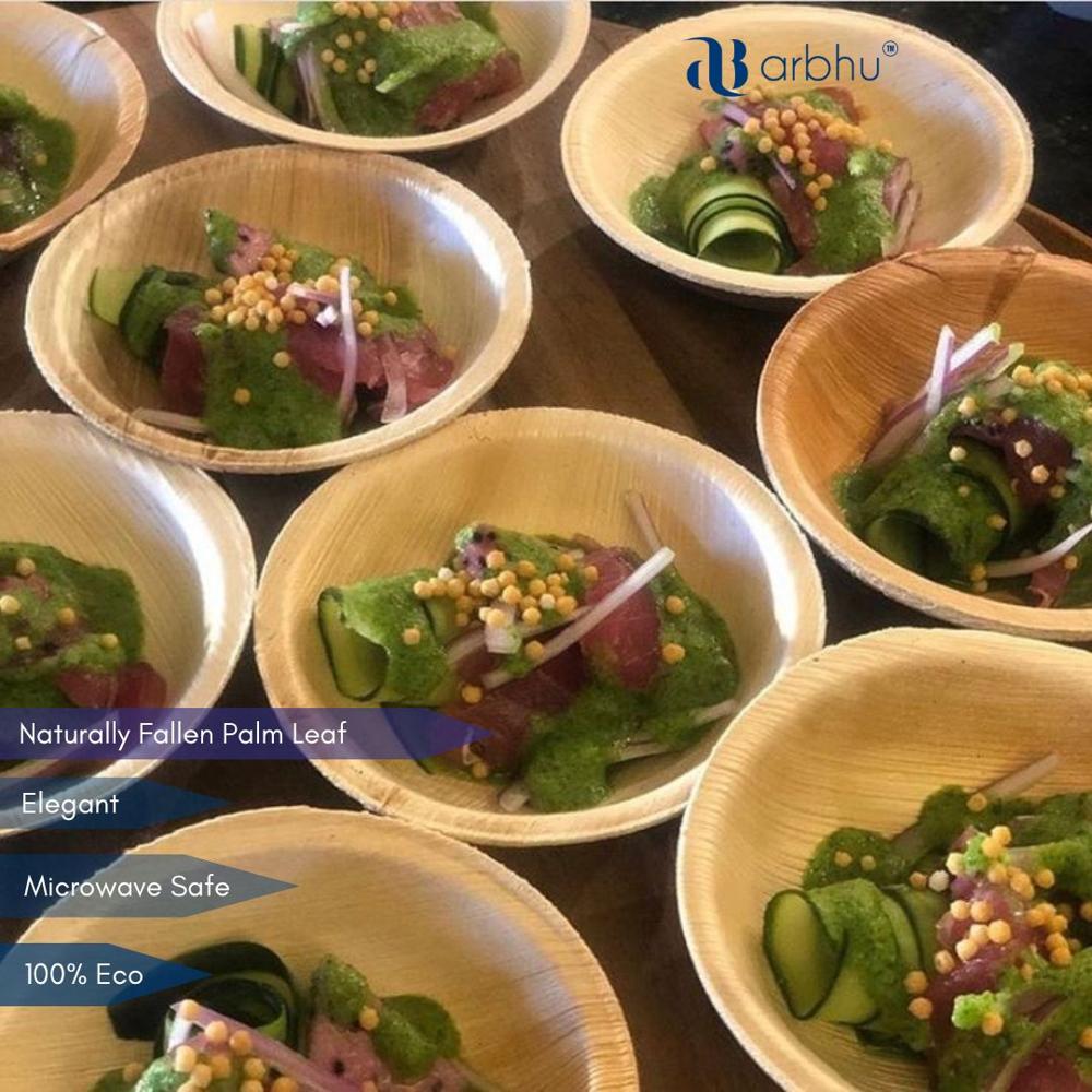 Areca Round Bowl - Application: Event/parties