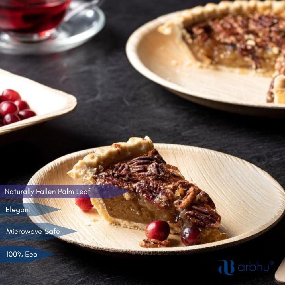 5 Inch Round Areca Plates - Application: Restaurants