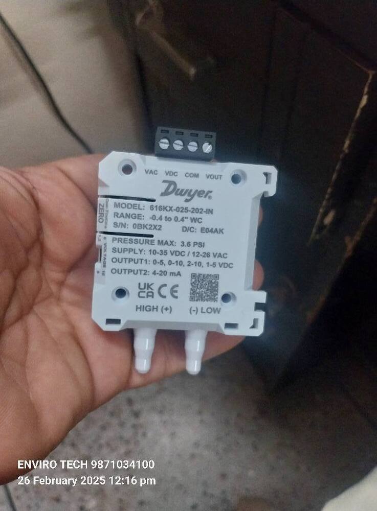 Series 616kx Differential Pressure Transmitters Model 616kx-025-202-in