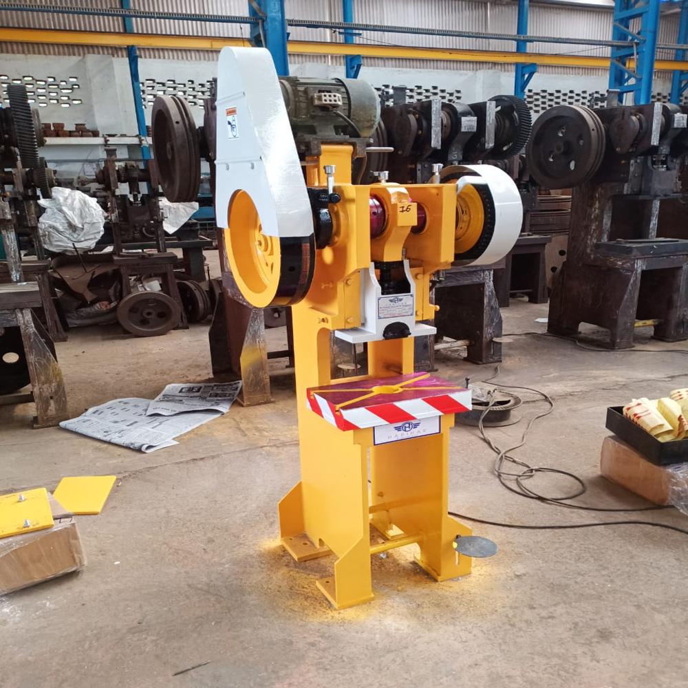 Yellow 5 Ton C Type Power Press Machine