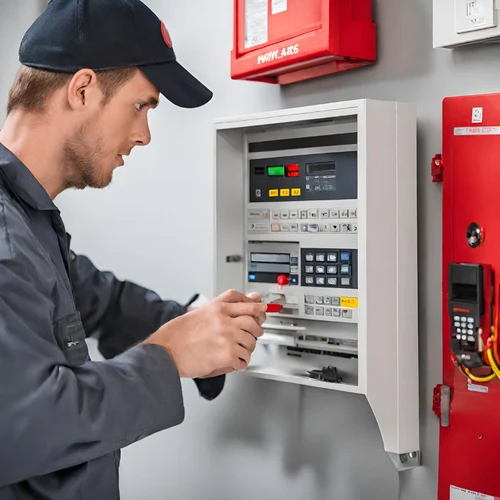 Commercial Fire Hydrant System - Color: Red Paint Coated