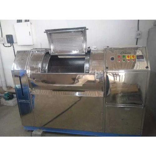 Side Loading Washing Machine - Color: Silver