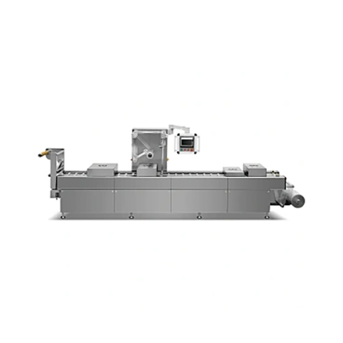 Dzl-420T Automatic Flexible Vacuum Thermoforming Packaging Machine - Color: Silver