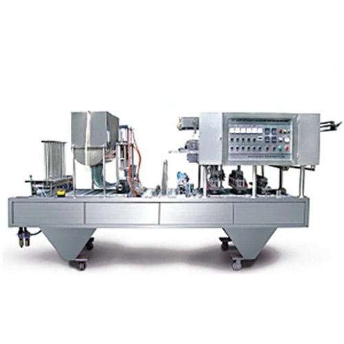 Cfd-4 Automatic Cup Filling And Sealing Machine - Color: Silver