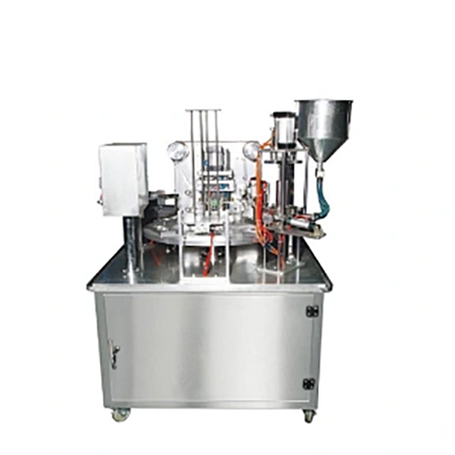 Kis-900 Rotary Type Plastic Cup Filling And Sealing Machine - Automation Grade: Automatic