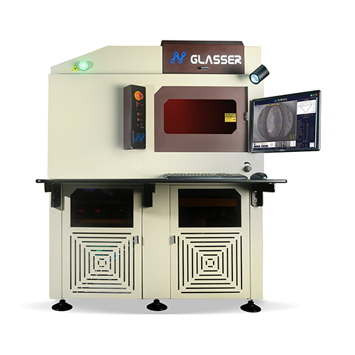 Glasser Ir Laser Machine For 4p Operation Of Round And Fancy Shapes - Accuracy: High %