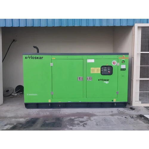 58.5 Kva Kirloskar Diesel Generator - Color: Green & Black