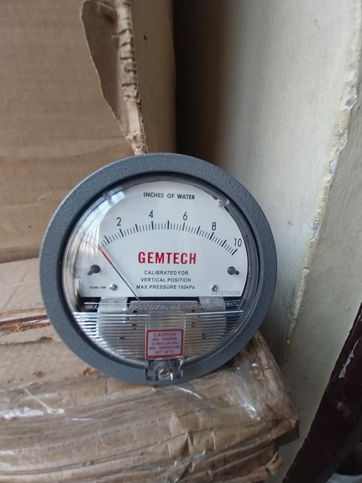 Gemtech Differential Pressure Gauge From Duhai Industrial Area Ghaziabad - Accuracy: A 2% (-Ha Model A 1) Of Fs (A 3% (-Ha A 1.5%) On -0