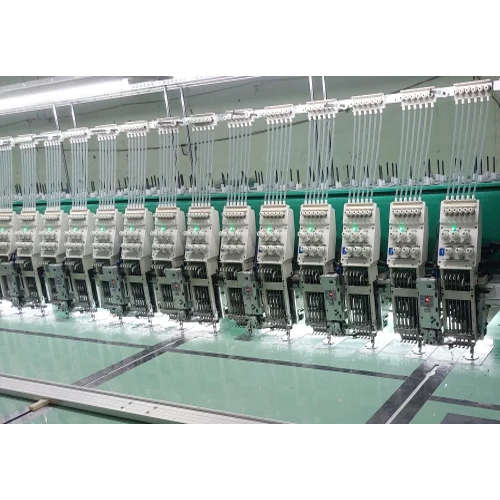 15 Head Flat Computerized Embroidery Machine