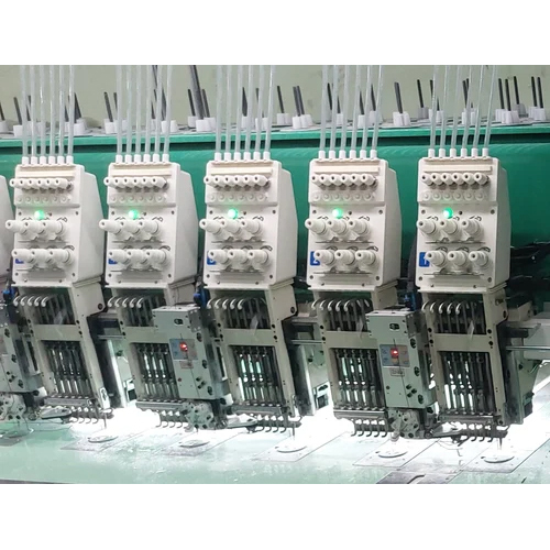 6 Head Flat Embroidery Machine
