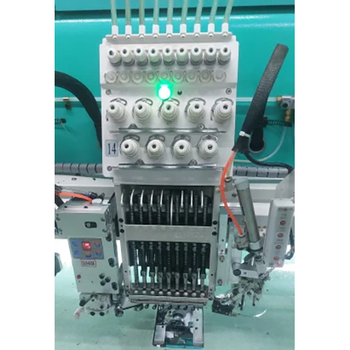 12 Needles Single Head Embroidery Machine