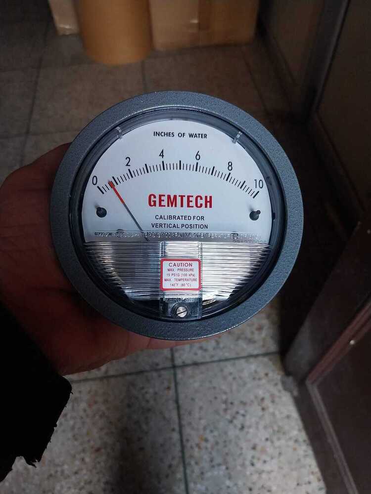 Gemtech Differential Pressure Gauge Wholesaler India In Mandoli Industrial Area Delhi - Accuracy: A 2% (-Ha Model A 1) Of Fs (A 3% (-Ha A 1.5%) On -0