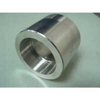 Stainless Steel 304 Socket Weld Coupling - 1/2 Inch Outer Diameter, Silver Polished Finish | Female Socket Connection, Astm Standard Compliance
