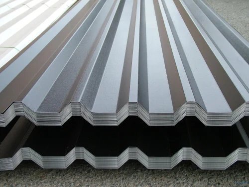 Aluminum Roofing Sheet - Color: Silver