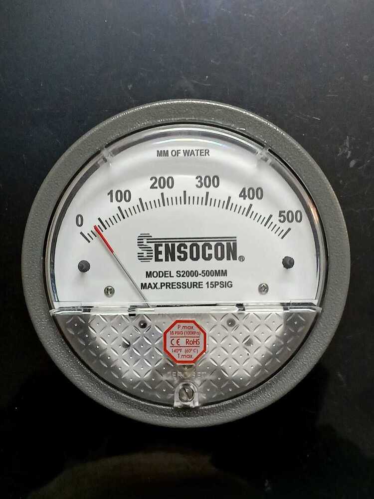 SENSOCON Pressure Gauges For Dust Collectors