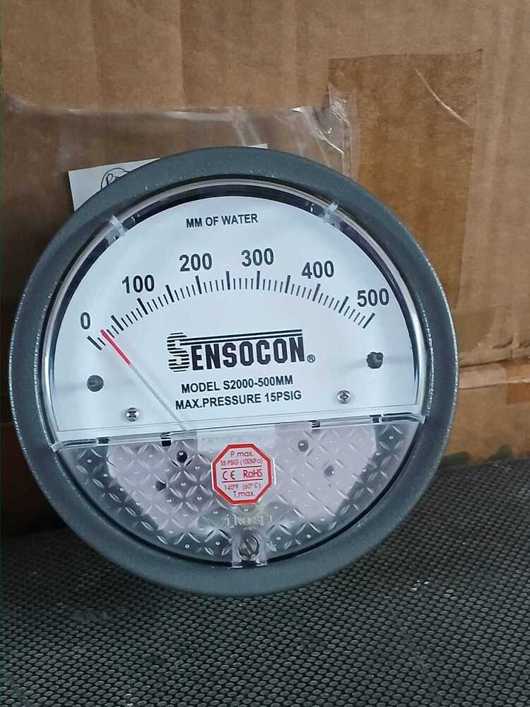Sensocon Pressure Gauges For Dust Collectors - Accuracy: A 2% (-Ha Model A 1) Of Fs (A 3% (-Ha A 1.5%) On -0