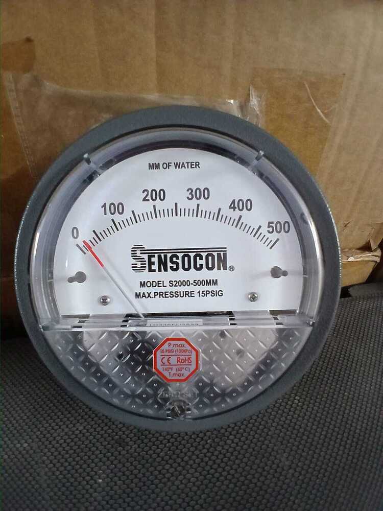 Sensocon Pressure Gauges For Dust Collectors - Accuracy: A 2% (-Ha Model A 1) Of Fs (A 3% (-Ha A 1.5%) On -0