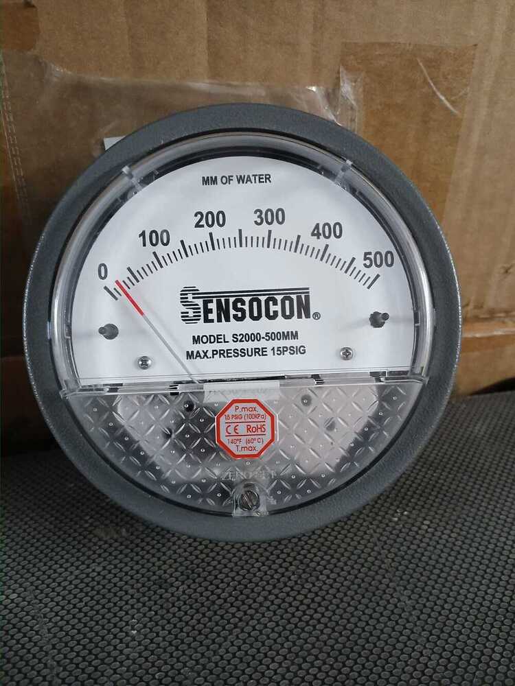 Sensocon Pressure Gauges For Dust Collectors - Accuracy: A 2% (-Ha Model A 1) Of Fs (A 3% (-Ha A 1.5%) On -0