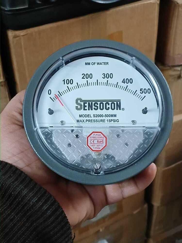 Sensocon Pressure Gauges For Dust Collectors - Accuracy: A 2% (-Ha Model A 1) Of Fs (A 3% (-Ha A 1.5%) On -0