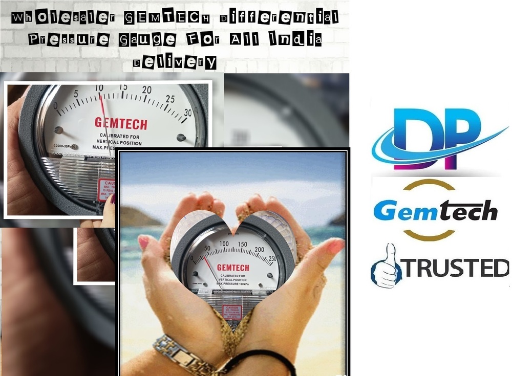 Gemtech Differential Pressure Gauge In Selaqui Dehradun Uttarakhand - Accuracy: A 2% Of Full Span At 70 (21 (A 3% On -0