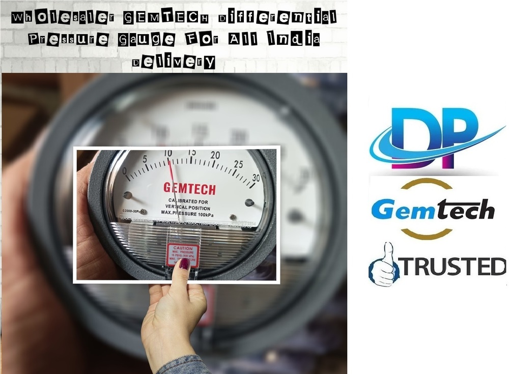 Gemtech Differential Pressure Gauge In Selaqui Dehradun Uttarakhand - Accuracy: A 2% Of Full Span At 70 (21 (A 3% On -0