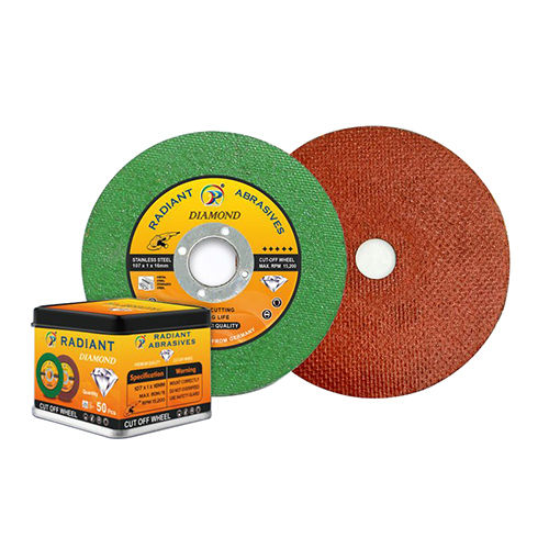 Radiant Cutting Wheel Diamond - Color: Green Red