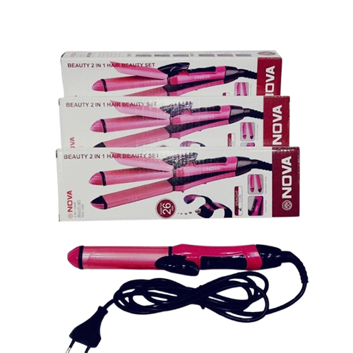 Nova Beauty 2 In 1 Hair Straightener - Attributes: Hard