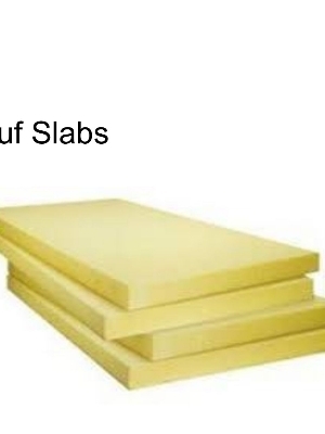 Puf Slab - Polyurethane Foam, Custom Size, Yellow, Self-Extinguishing, Moisture Resistant, High Insulation Efficiency