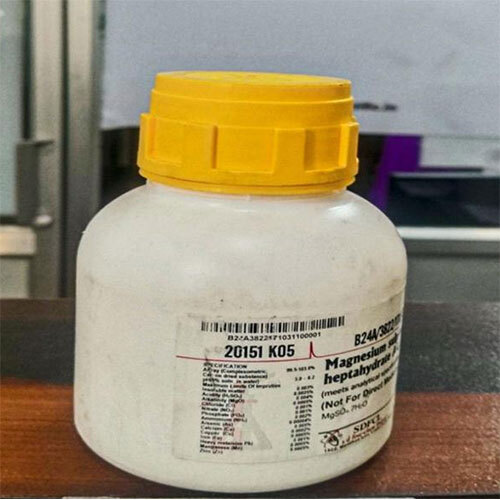 मैग्नीशियम सल्फेट हिप्टाहाइड्रेट AR, ACS