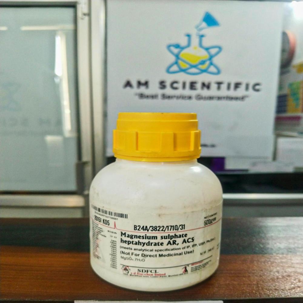Magnesium Sulphate Heptahydrate AR ACS Complies IP