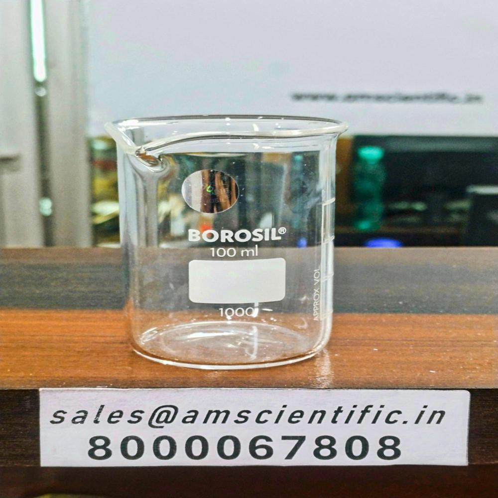 Low Form Beaker With Spout, 100ml M Beaker With Spout, 100 Ml - Color: Transparent