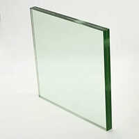 Laminated Toughened Glass - Toughened Glass, Solid Structure, Transparent Color, Glossy Surface Finish | Durable Industrial Material