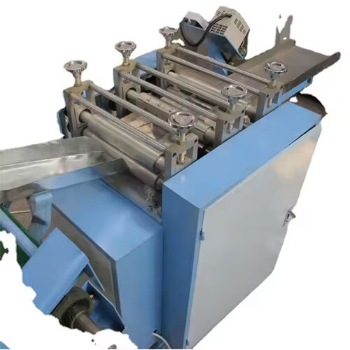 Zig-Zag Cotton Cutting and Folding Machine