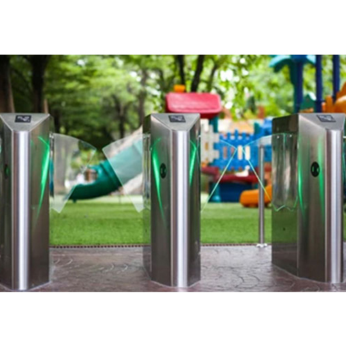 Security Flap Barrier - Color: Silver