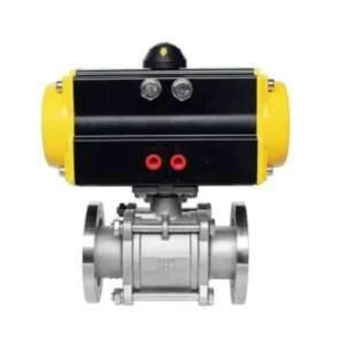 Pneumatic Ball Valves With Positioner - Color: Black