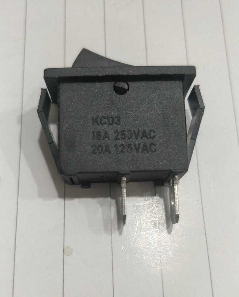 Kcd3 Black 2 Pin On Off Rocker