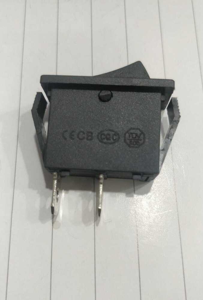 Kcd3 Black 2 Pin On Off Rocker