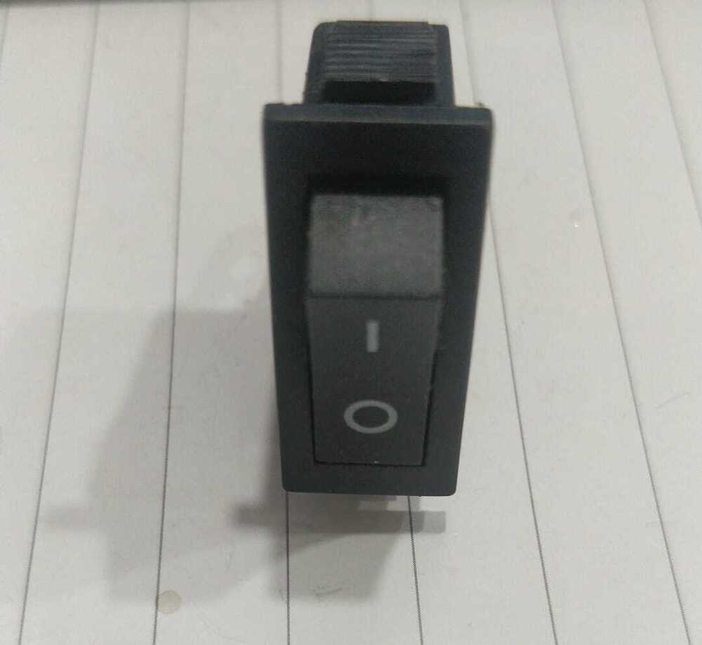 Kcd3 Black 2 Pin On Off Rocker