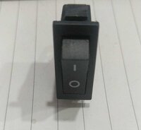 Kcd3 Black 2 Pin On Off Rocker