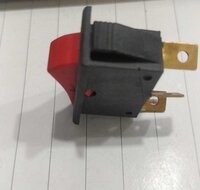 KCD3 RED (INDIAN)6A 3 PIN ON-OFF-ON