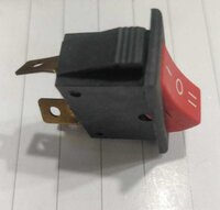 KCD3 RED (INDIAN)6A 3 PIN ON-OFF-ON