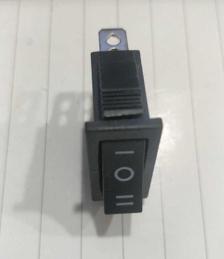 KCD 3 Black 3 Pin On Off On